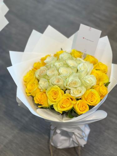 باقة ورد اصفر