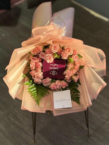 خاتم ساكورا الياقوت الاحمر - فضة عيار 925