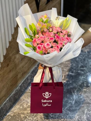 سلسال وردة ساكورا Flower Necklace Sakura
