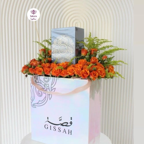 عطر امبريال فالي مع تغليف ورد