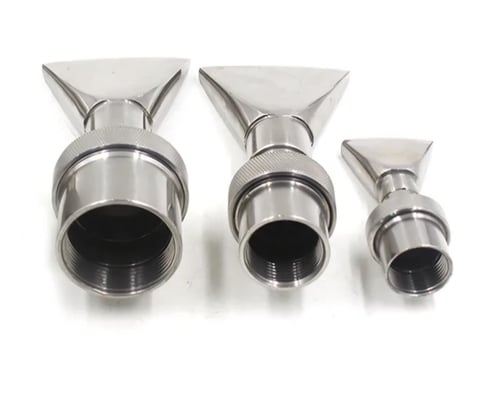 فوهة نافورة منقار البطة ستيل مقاسات