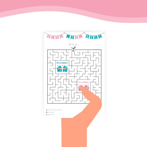 لعبة المتاهه المستوى السهل - توأم بنت -