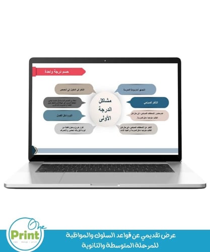 عرض تقديمي عن قواعد السلوك والمواظبة للمرحلة المتو...