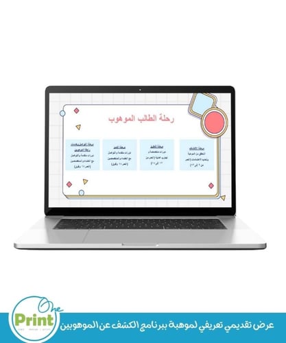 عرض تقديمي تعريفي لبرنامج الكشف عن الموهوبين موهبة