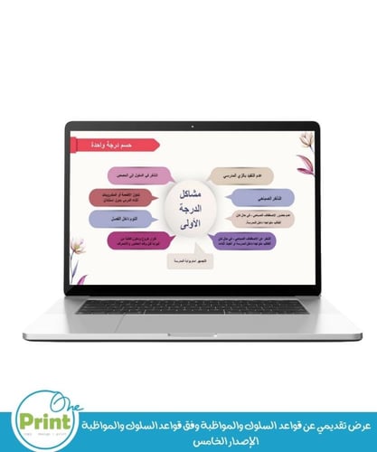 عرض تقديمي عن قواعد السلوك والمواظبة للمرحلة الابت...