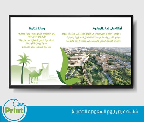 باقة يوم السعودية الخضراء