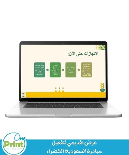 عرض تقديمي لتفعيل مبادرة السعودية الخضراء