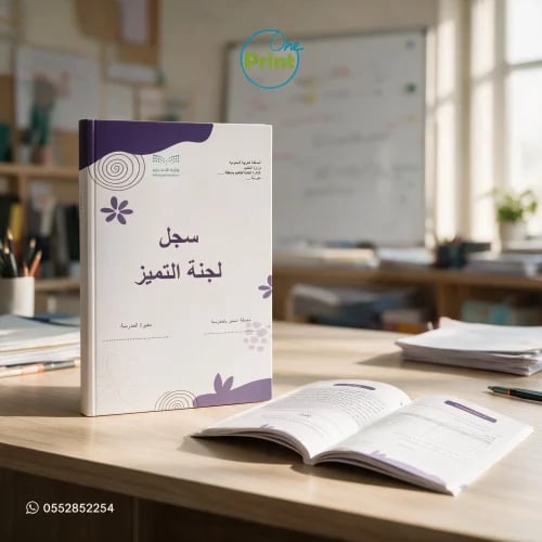 سجل لجنة التميز نموذج بنفسجي بنات
