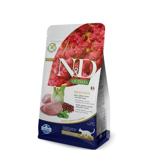 فارمينا N&D كينوا دايجيشن للقطط لدعم الهضم بلحم ال...