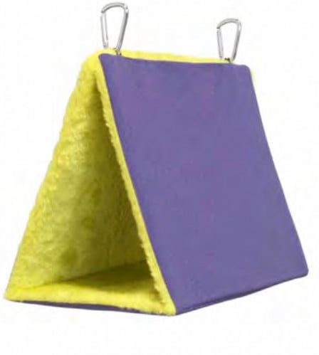 بيت كوخ للطيور حجم وسط - لون أخضر مع رمادي