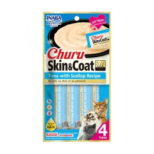 اينابا تشورو للعناية بالفرو والجلد تونا ومحار 14غ×...