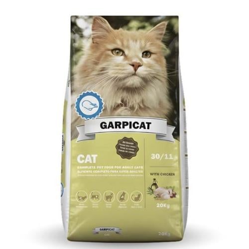 قاربي كات بالدجاج طعام جاف للقطط 20 كيلو