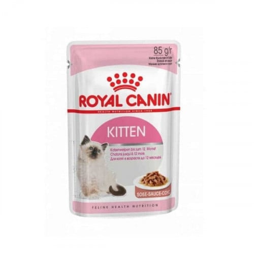 اكل قطط رويال كانين بالمرق 85 جرام- للقطط الصغيرة