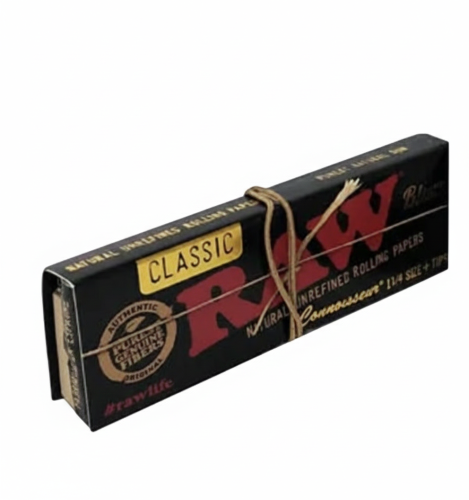 RAW King Size ورق راو بلاك مع فلتر