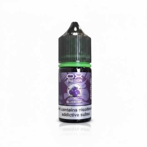 نكهة توت ازرق سولت نيكوتين من اوكس باشن OX PASSION