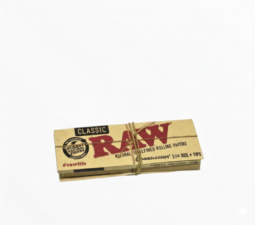 ورق راو كلاسك مع فلتر 1 1/4 raw classic + tips