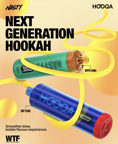 NASTY Hooqa جهاز فيب شيشة ناستي هوكا 15000 شفطة 6...
