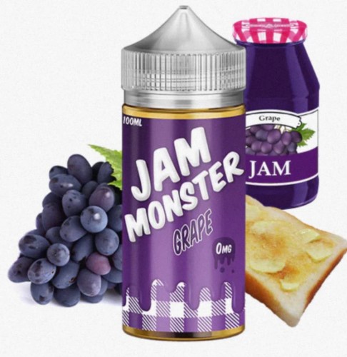 نكهة فيب جام مونستر مربى عنب 100 مل JAM MONSTER
