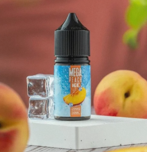 نكهة خوخ ايس ميقا سولت نيكوتين