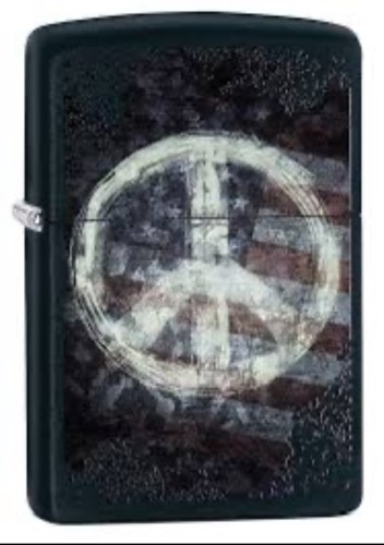 ولاعة زيبو ZİPPO 28864 PEACE ON FLAG