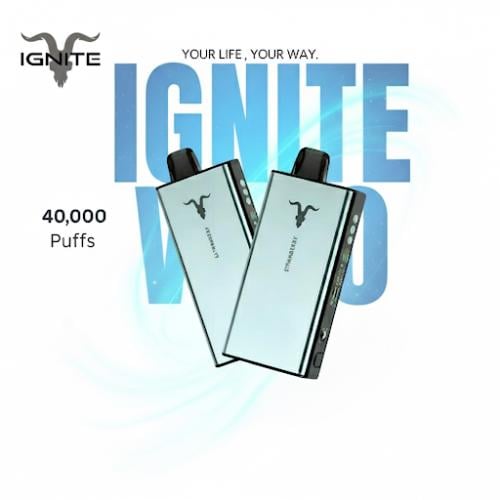 IGNITE سحبة سيجارة اجنايت 40000 شفطة 20 نيكوتين عد...