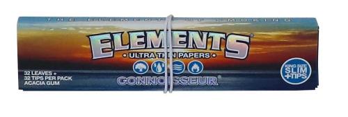 ورق لف اليمنتس مع فلاتر ELEMENTS KING SIZE SLIM +...