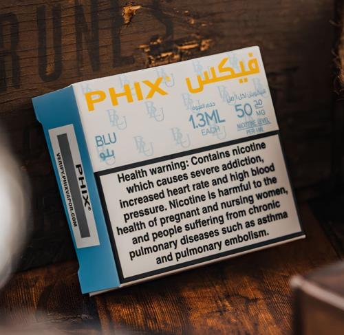 phix بودات فكس نكهة بلو مكس توت 50 نيكوتين
