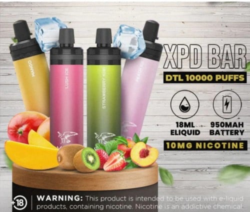 جهاز فيب شيشة اكس بي دي بار 10000 شفطة 3 نيكوتين ع...