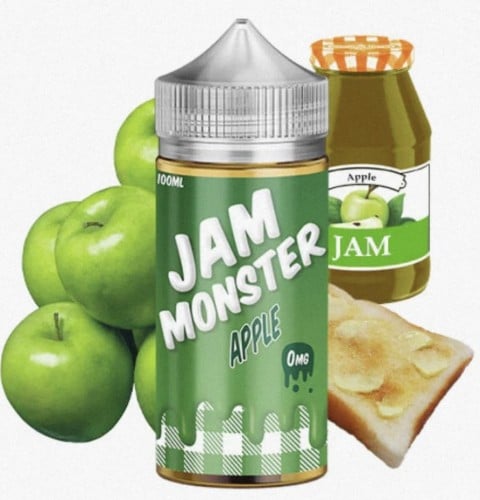 نكهة فيب جام مونستر مربى تفاح 100 مل JAM MONSTER
