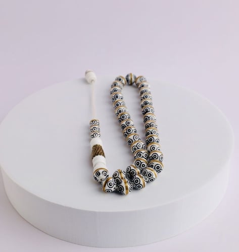 سبحة خام مطعم سكروم دبل 33 حبة 10ملم