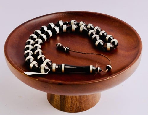 سبحة كوك حزام فضة 33 10 ملم