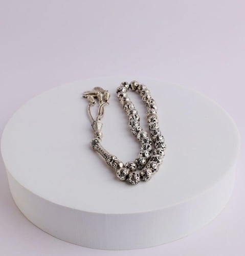 سبح سكروم 10 ملم فضي