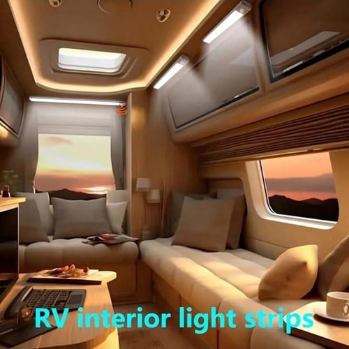 شريط إضاءة LED ذكي بمستشعر حركة قابل للشحن لإضاءة...