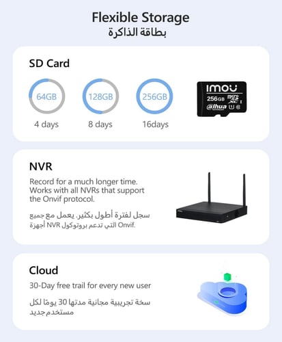 كاميرا مراقبة منزلية Imou DK2 بدقة 1080 بكسل، كامي...