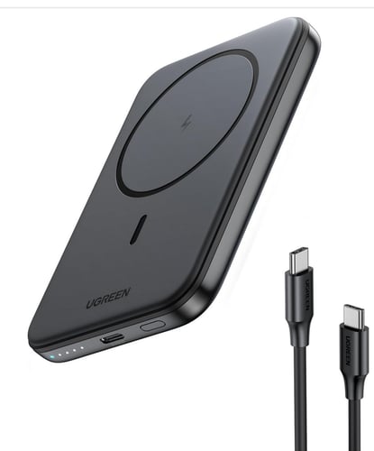 باور بانك UGREEN MagSafe بسعة 10000mAh – شاحن لاسل...