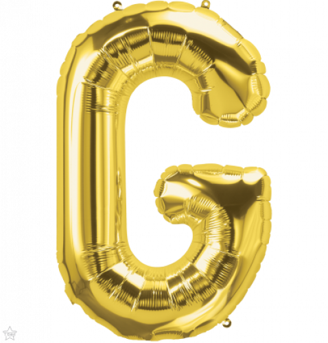 FOIL LARGE LETTER GOLD (عدد 5 قطع) G