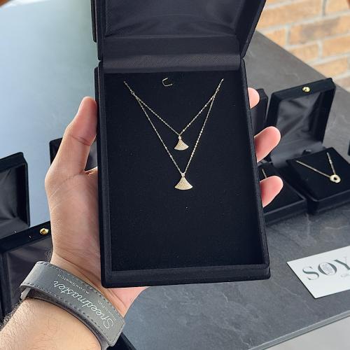 قلادة بتعليقتين أنيقة – مجوهرات عصرية