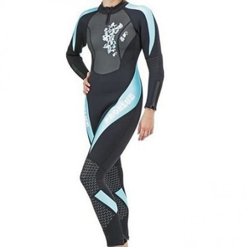 بدلة بربلو نسائي طويل سماوي 3مم