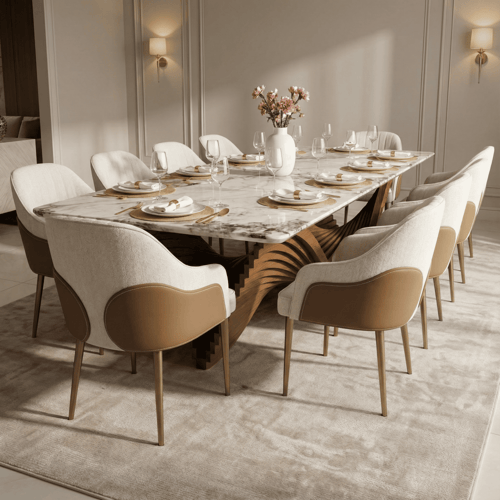 سفرة طعام +10كراسي. UDI-1055-T300