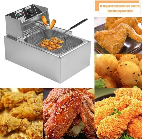 قلاية كهربائية عميقة 6 لتر متعددة الوظائف من الستا...