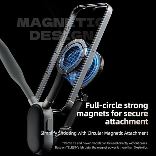 ستاند الرقبة من Telesin يدعم Magsafe