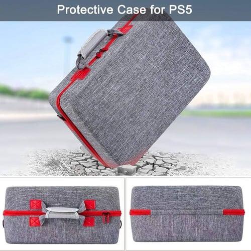 شنطة جهاز PS5 كبيرة اللون رمادي