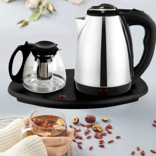 سخان ماء مع ابريق زجاجي من دينكس