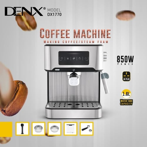 ماكينة صنع القهوة الاسبريسو والكابتشينو من دينكس م...