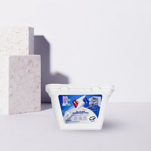 غسالة تنظيف الصحون مع 30 كبسولة صابون الصحون مجانا...