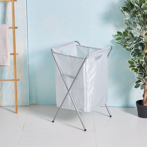 سلة غسيل معدنية سهلة الاستخدام