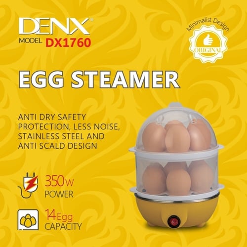 جهاز للبيض المسلوق بقوة 350 واط وسعة 14 بيضة من دي...
