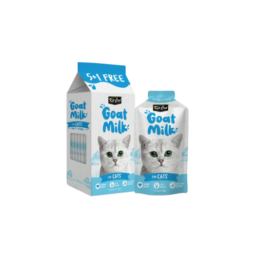 اظرف حليب ماعز للقطط البالغة (50x6مل) من شركه Kitc...