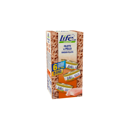 معلبات الدجاج من شركة life cat