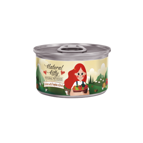 معلبات الدجاج مع اليقطين بالمرق من شركة Natural Ki...